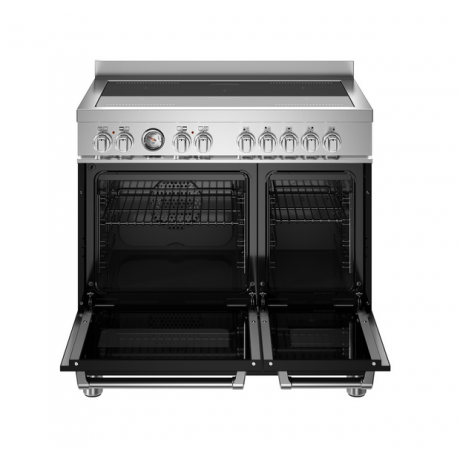 BERTAZZONI MAS95I2ENET Κουζίνα Ηλεκτρική με 2 Φούρνους και Επαγωγικές Εστίες 90cm Μαύρο